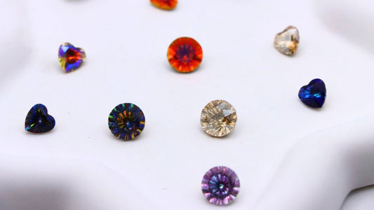 【N119】Jeweled Fireworks High Quality & Nail Diamond